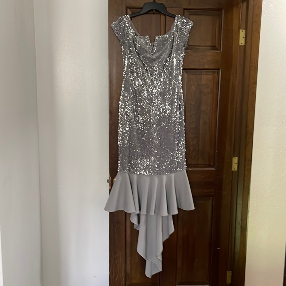 Sparkling dress , medium it can fit a large ( have a little stretch)